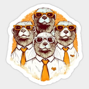 Significant Otters, Cool Otters Sticker